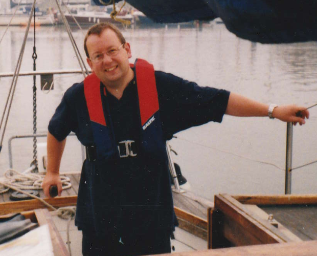 Simon Wagner aboard Zest