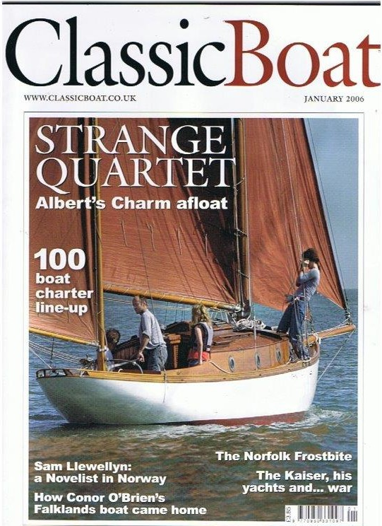 Charm on the Cover of Classic Boat, 2006
