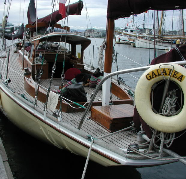 Galatea, a Fastnet class Harrison Butler yacht
