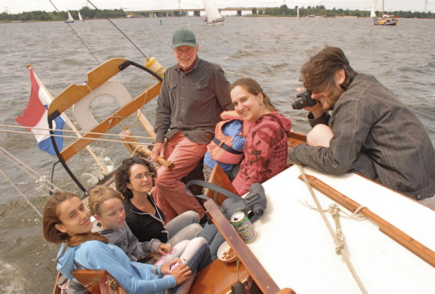 Ewoud Bon & Family sailing Hallowe'en