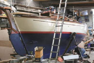 Mayfly, a Pepin class Harrison Butler yacht