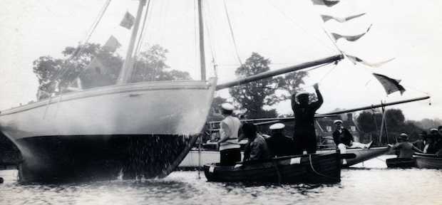 Olive Mary being launched