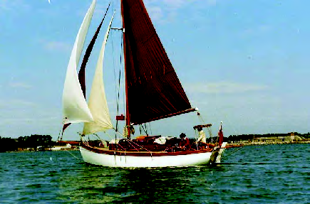 Peradventure, an Englyn class Harrison Butler yacht